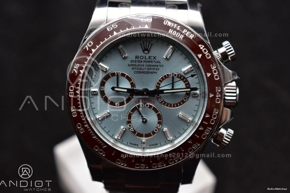 Markers Sticks 789 Bold Asian Ice 904L Dial 126506 904L SS Bracelet Clean SS Best Blue Edition 1:1 Super Clone on Daytona 0305